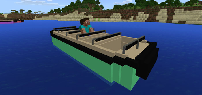 LEMO Attraction Boat Minecraft addon