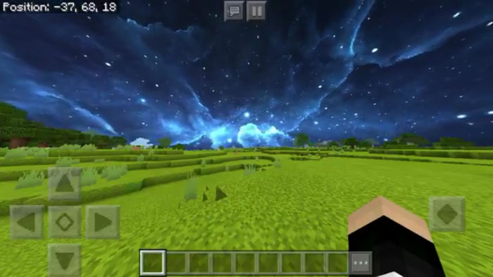 Moving Fantasy Sky Minecraft texture pack