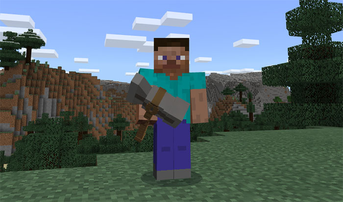 Stormbreaker (Avengers Infinity War) Minecraft addon