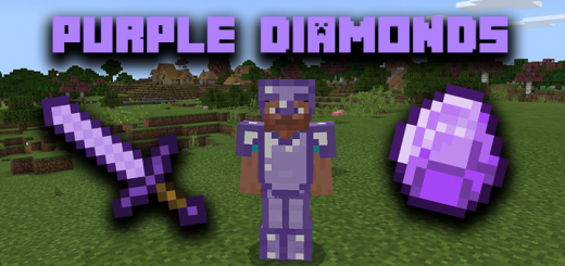 Purple Diamonds Minecraft texture pack