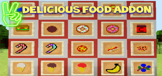 Delicious Food Minecraft addon