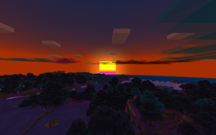 Synthwave Minecraft texture pack