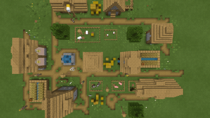 Village Generator (1.14|1.16) Minecraft addon