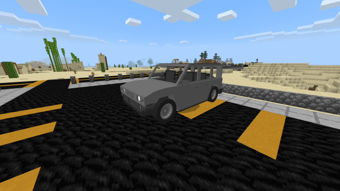 Hummer H2 (1.14|1.16) Minecraft addon