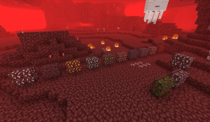 Nether Ores Minecraft addon