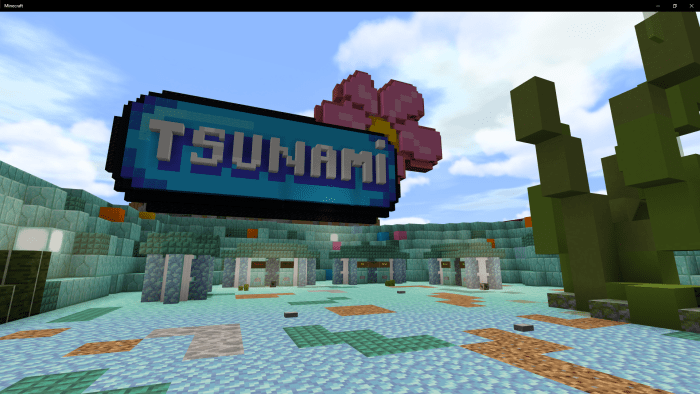 Tsunami Minecraft map