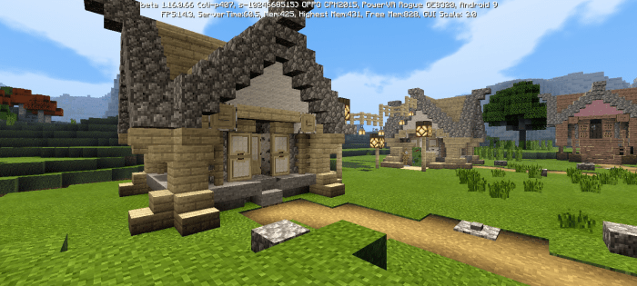 Vintage Mansion & Village (1.16) Minecraft map
