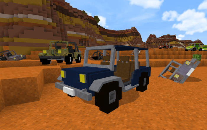 Jeep Addon (1.14|1.16) Minecraft addon
