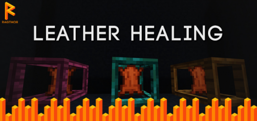 Leather Healing Minecraft addon