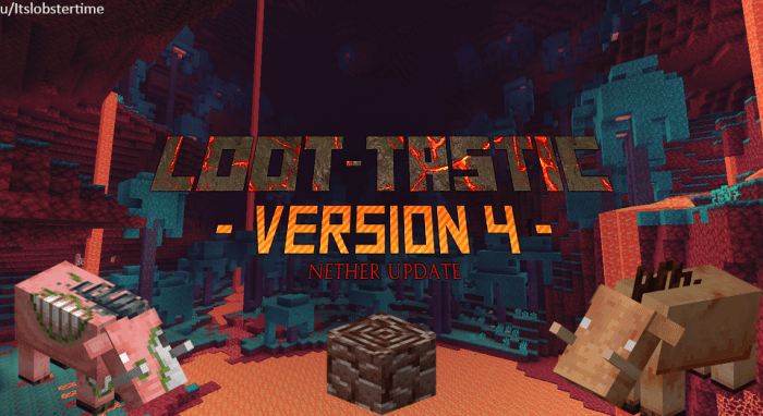 Loot-tastic (Cheats) (1.16) Minecraft addon