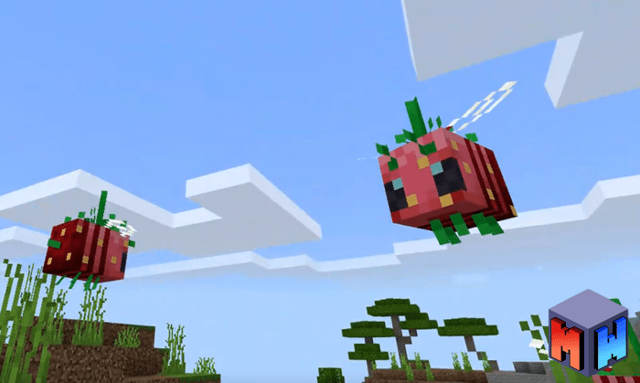Strawberry Bee Pack (1.16) Minecraft texture pack