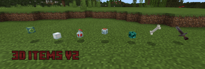 3D Items Addon Minecraft addon
