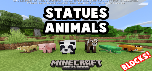 Animal Statues Minecraft addon