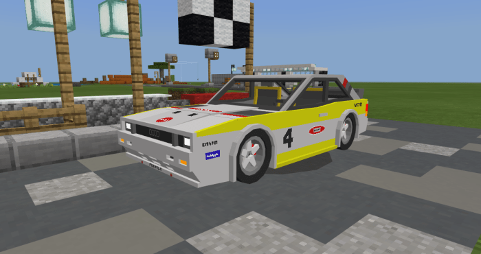 Audi Quattro S1 Minecraft addon