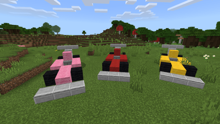 Minecrafty Cars Minecraft addon