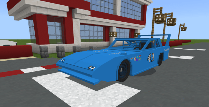 Motorsports and Rally Vehicles Minecraft addon