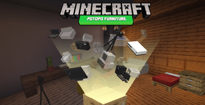 Potopo Furniture Minecraft addon