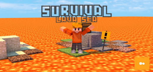 Survival: Lava Sea (1.16) Minecraft map