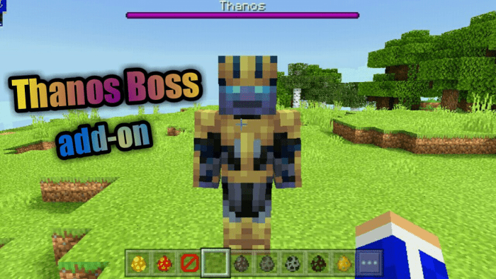 Thanos Boss (1.14|1.16) Minecraft addon