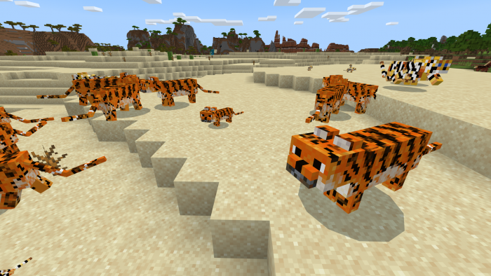 Tiger Addon Minecraft addon
