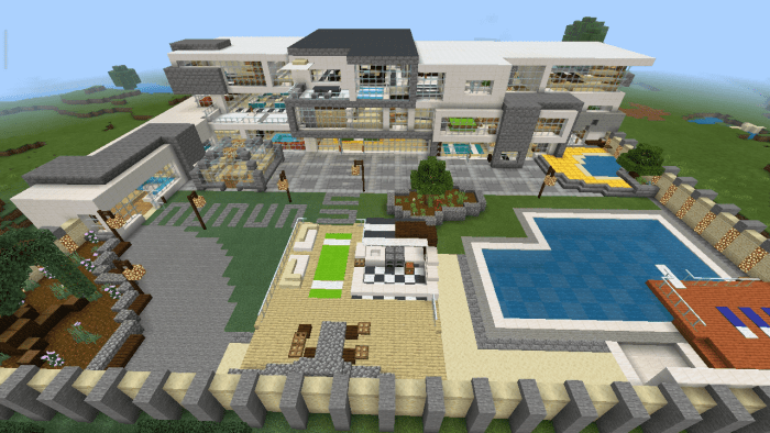 Black & White Luxury House Minecraft map