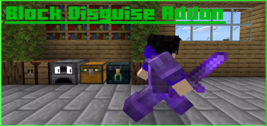 Block Disguise (1.16) Minecraft addon