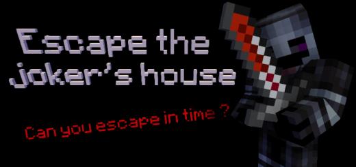 Escape The Joker’s House (1.16) Minecraft map