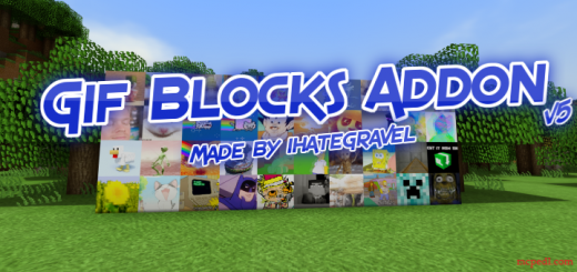 Gif Blocks Minecraft addon