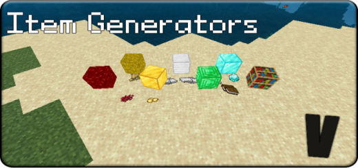 Item Generators Minecraft addon