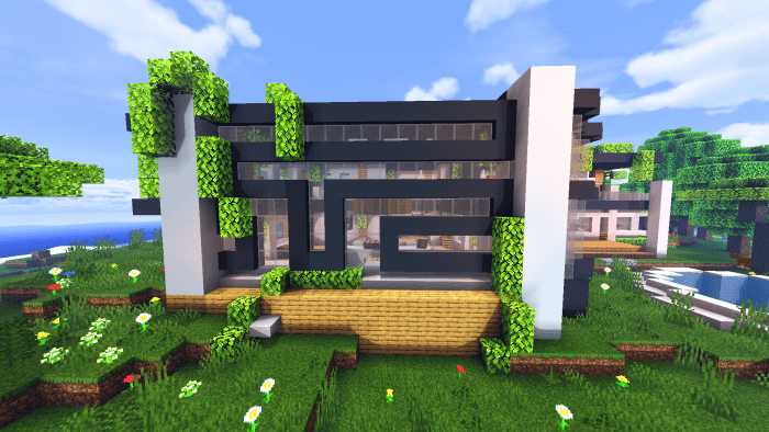 MODERN MANSION (1.16) Minecraft map