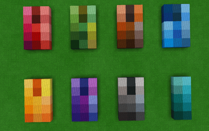 More Color Planks Minecraft addon