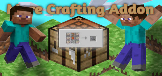 More Crafting Addon Minecraft addon