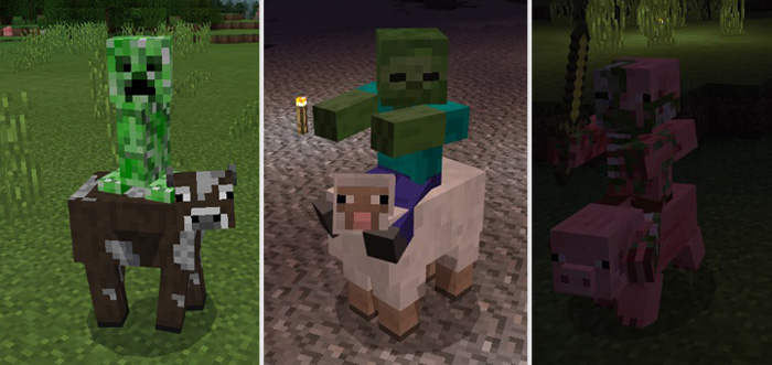 More Jockeys (1.16) Minecraft addon