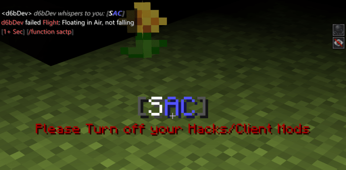 Simple Anti Cheat (1.12|1.14|1.16) Minecraft addon