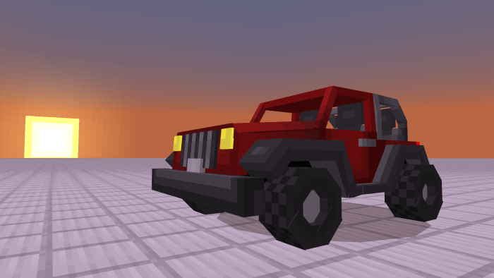 The Ultimate Jeep (1.16) Minecraft addon