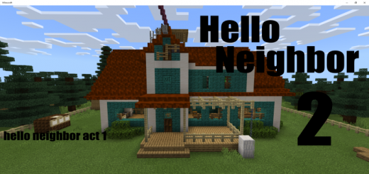 Hello Neighbor 2 Minecraft map