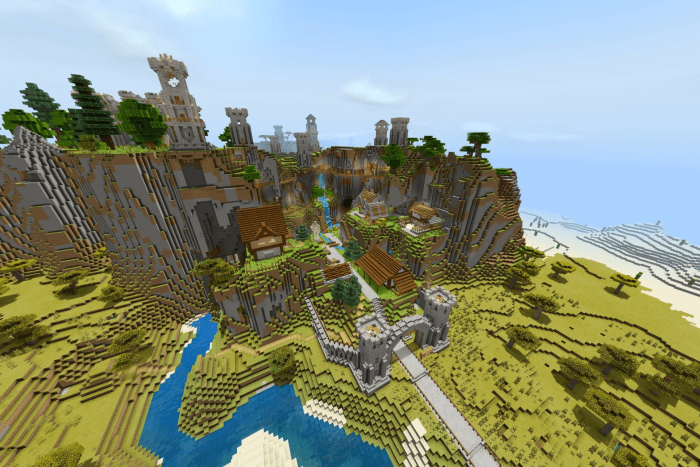 Medieval Highlands – Atlantis Minecraft map