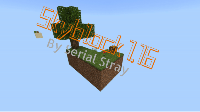 Normal Sky Block Minecraft map