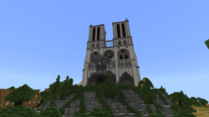 Notre Dame Minecraft map