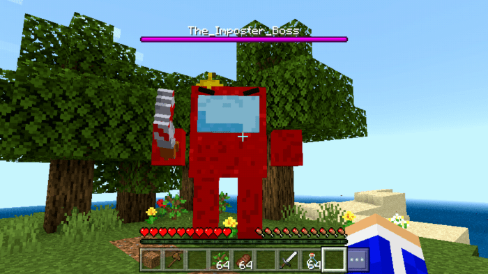 The Imposter Boss Minecraft addon