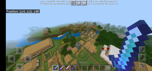 Villager’s Town Minecraft map