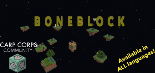 Boneblock [Skyblock] Minecraft map