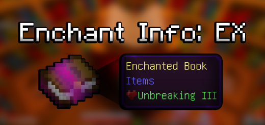 Enchantment Info Minecraft texture pack