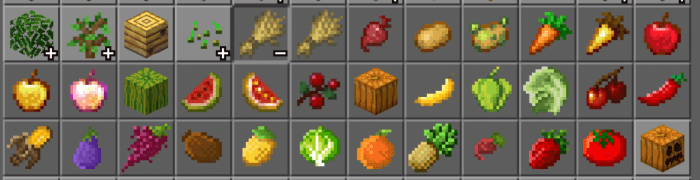 FruitsAndVegetables Minecraft addon