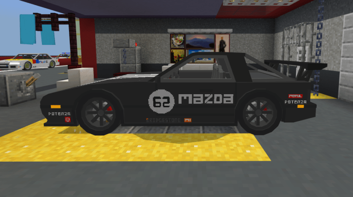 Mazda RX7 Minecraft addon