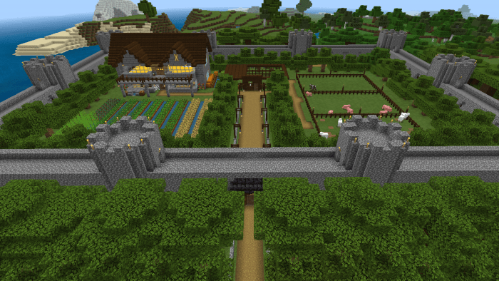 SURVIVAL FORTRESS Minecraft map