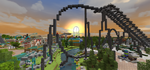 Thorpe Park (Theme Park) Minecraft map