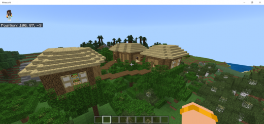 Three Connected Treehouses Minecraft map