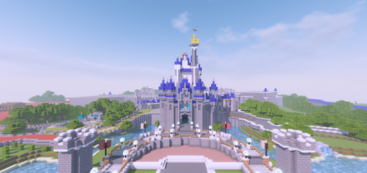 Tokyo Disneyland Resort Minecraft map