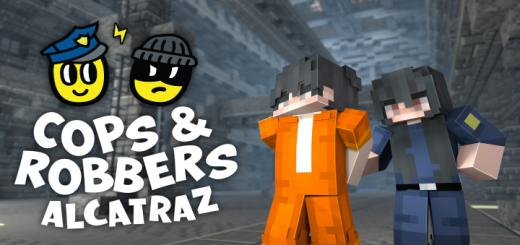Cops and Robbers: Alcatraz – Bedrock Edition Minecraft map